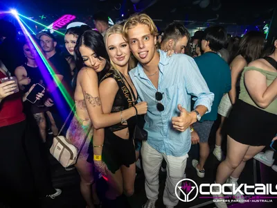 A professional photo of guests enjoying themselves at Cocktails Nightclub from our gallery.