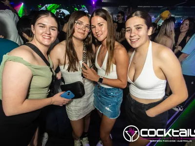 A professional photo of guests enjoying themselves at Cocktails Nightclub from our gallery.