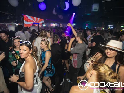 A professional photo of guests enjoying themselves at Cocktails Nightclub from our gallery.