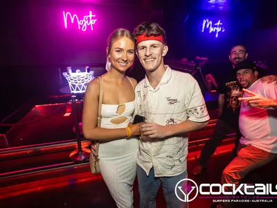 A professional photo of guests enjoying themselves at Cocktails Nightclub from our gallery.