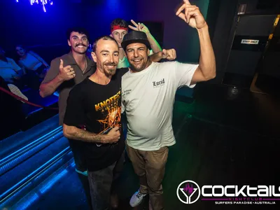 A professional photo of guests enjoying themselves at Cocktails Nightclub from our gallery.