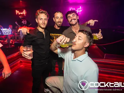 A professional photo of guests enjoying themselves at Cocktails Nightclub from our gallery.