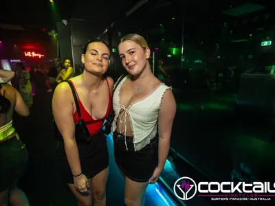 A professional photo of guests enjoying themselves at Cocktails Nightclub from our gallery.