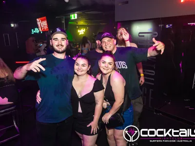 A professional photo of guests enjoying themselves at Cocktails Nightclub from our gallery.