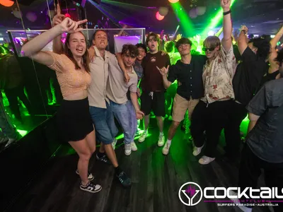 A professional photo of guests enjoying themselves at Cocktails Nightclub from our gallery.