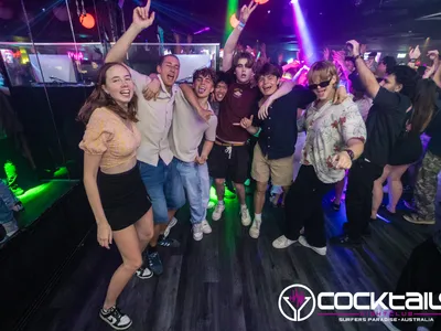 A professional photo of guests enjoying themselves at Cocktails Nightclub from our gallery.