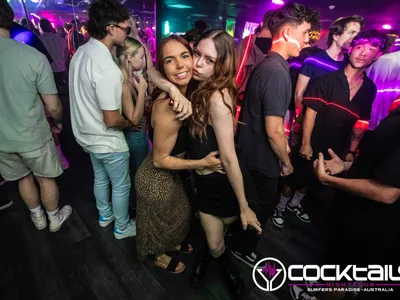 A professional photo of guests enjoying themselves at Cocktails Nightclub from our gallery.