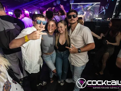 A professional photo of guests enjoying themselves at Cocktails Nightclub from our gallery.