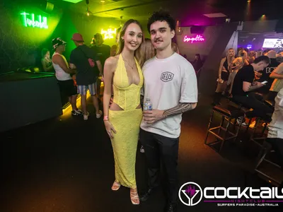 A professional photo of guests enjoying themselves at Cocktails Nightclub from our gallery.