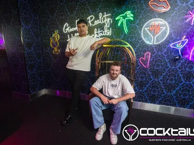 A professional photo of guests enjoying themselves at Cocktails Nightclub from our gallery.