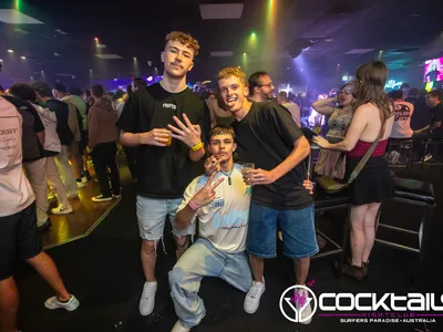 A professional photo of guests enjoying themselves at Cocktails Nightclub from our gallery.