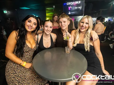 A professional photo of guests enjoying themselves at Cocktails Nightclub from our gallery.