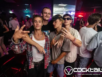 A professional photo of guests enjoying themselves at Cocktails Nightclub from our gallery.