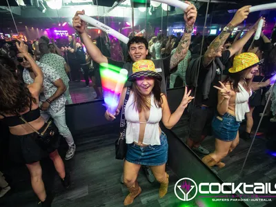 A professional photo of guests enjoying themselves at Cocktails Nightclub from our gallery.