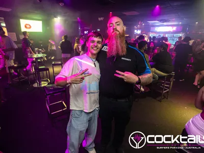 A professional photo of guests enjoying themselves at Cocktails Nightclub from our gallery.