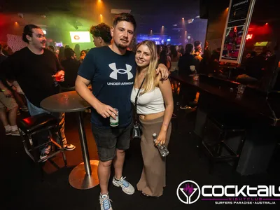 A professional photo of guests enjoying themselves at Cocktails Nightclub from our gallery.