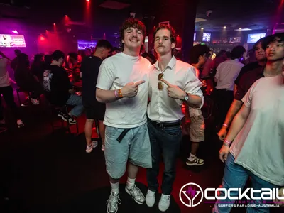 A professional photo of guests enjoying themselves at Cocktails Nightclub from our gallery.