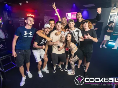 A professional photo of guests enjoying themselves at Cocktails Nightclub from our gallery.