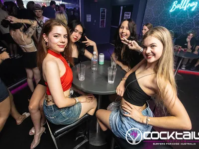 A professional photo of guests enjoying themselves at Cocktails Nightclub from our gallery.