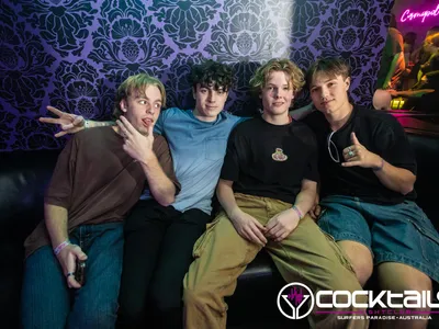 A professional photo of guests enjoying themselves at Cocktails Nightclub from our gallery.