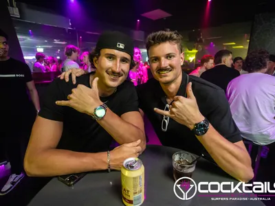 A professional photo of guests enjoying themselves at Cocktails Nightclub from our gallery.