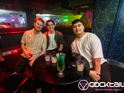 A professional photo of guests enjoying themselves at Cocktails Nightclub from our gallery.