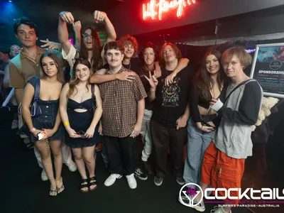 A professional photo of guests enjoying themselves at Cocktails Nightclub from our gallery.