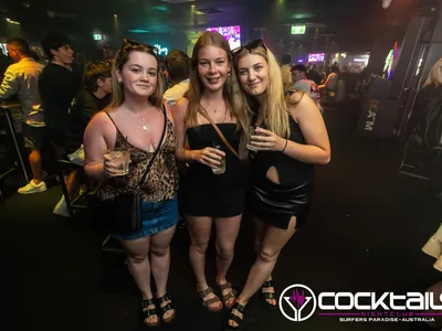 A professional photo of guests enjoying themselves at Cocktails Nightclub from our gallery.