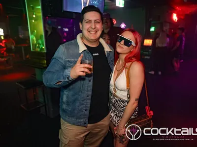 A professional photo of guests enjoying themselves at Cocktails Nightclub from our gallery.