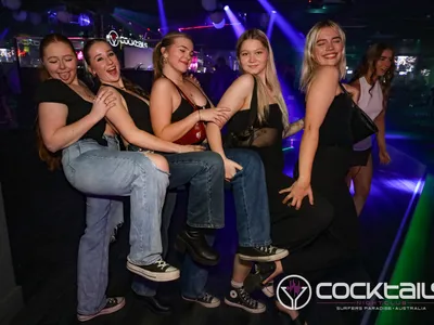 A professional photo of guests enjoying themselves at Cocktails Nightclub from our gallery.