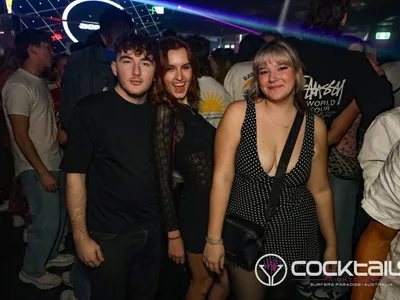 A professional photo of guests enjoying themselves at Cocktails Nightclub from our gallery.