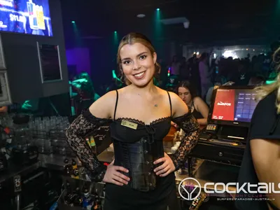 A professional photo of guests enjoying themselves at Cocktails Nightclub from our gallery.