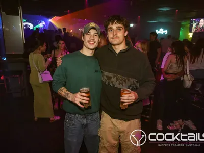 A professional photo of guests enjoying themselves at Cocktails Nightclub from our gallery.