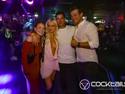 A professional photo of guests enjoying themselves at Cocktails Nightclub from our gallery.