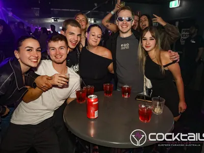 A professional photo of guests enjoying themselves at Cocktails Nightclub from our gallery.