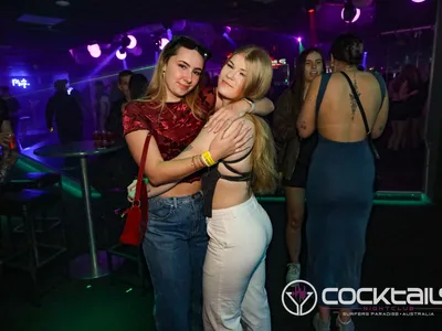 A professional photo of guests enjoying themselves at Cocktails Nightclub from our gallery.