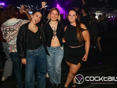 A professional photo of guests enjoying themselves at Cocktails Nightclub from our gallery.