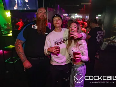 A professional photo of guests enjoying themselves at Cocktails Nightclub from our gallery.