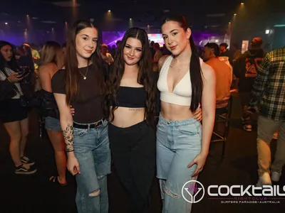 A professional photo of guests enjoying themselves at Cocktails Nightclub from our gallery.