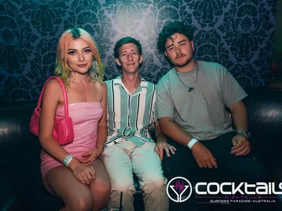 A professional photo of guests enjoying themselves at Cocktails Nightclub from our gallery.