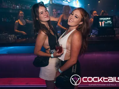 A professional photo of guests enjoying themselves at Cocktails Nightclub from our gallery.