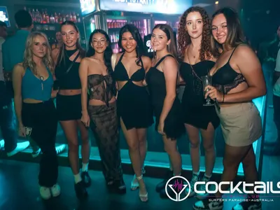 A professional photo of guests enjoying themselves at Cocktails Nightclub from our gallery.