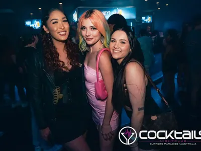 A professional photo of guests enjoying themselves at Cocktails Nightclub from our gallery.