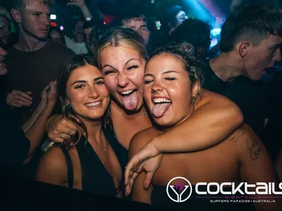 A professional photo of guests enjoying themselves at Cocktails Nightclub from our gallery.