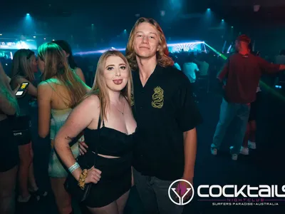 A professional photo of guests enjoying themselves at Cocktails Nightclub from our gallery.