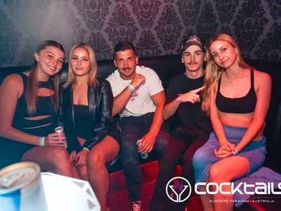 A professional photo of guests enjoying themselves at Cocktails Nightclub from our gallery.