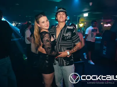 A professional photo of guests enjoying themselves at Cocktails Nightclub from our gallery.