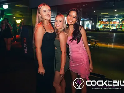 A professional photo of guests enjoying themselves at Cocktails Nightclub from our gallery.