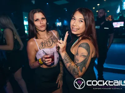 A professional photo of guests enjoying themselves at Cocktails Nightclub from our gallery.