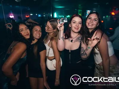 A professional photo of guests enjoying themselves at Cocktails Nightclub from our gallery.